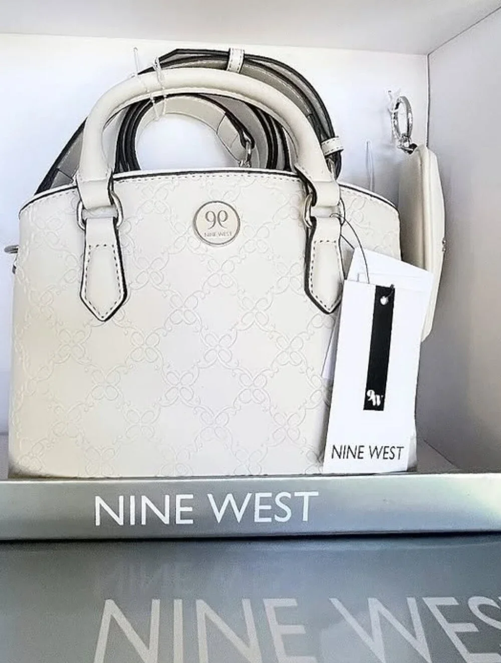 Nine West structured embossed